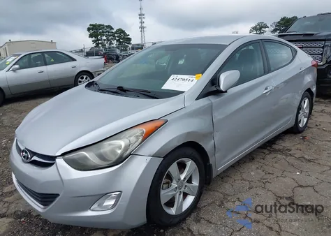 2013 Hyundai Elantra Gls из США, поврежденный, VIN KMHDH4AE6DU870387